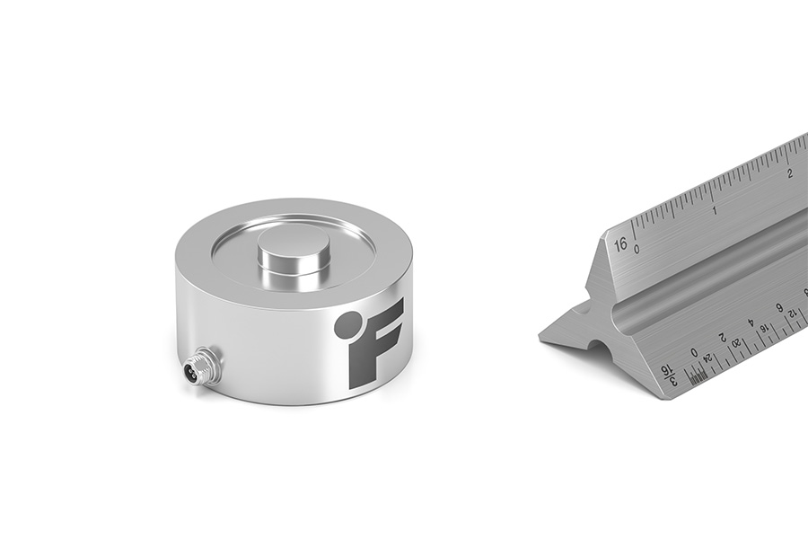 Load Button Load Cell with Threaded Mounting Holes