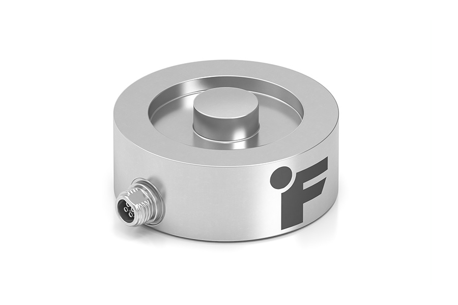 Load Button Load Cell with Threaded Mounting Holes built for Press-1