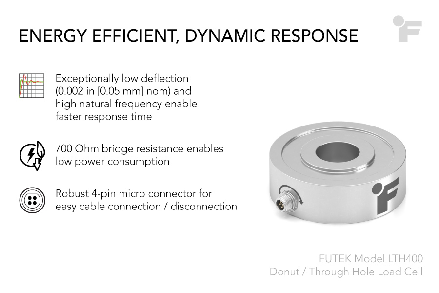 onut Load Cell built for Press, or Inline compression applications